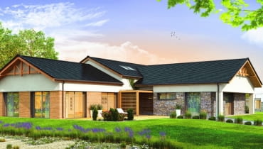Render PVC2 Dom w Ksztalcie Litery L Render PVC2 Dom w Ksztalcie Litery L