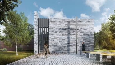 Kaplica w Namysłowie - wizualizacja Kaplica w Namysłowie