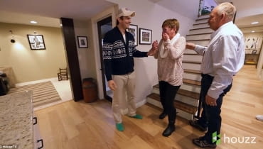 Mam Ashtona Kutchera nie kryła wzruszenia. Ashton Kutcher, niespodzianka, Dzień Matki