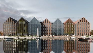 Porta Mare w Elblągu. Proj. Pas Projekt Porta Mare w Elblągu. Proj. Pas Projekt