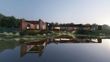 Bridge House. Dom niczym most - projekt pracowni Mobius Architekci Bridge House. Dom niczym most - projekt pracowni Mobius Architekci
