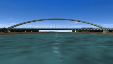 Planowany Most Krasińskiego w Warszawie Planowany Most Krasińskiego w Warszawie