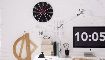 zegar ścienny, diy, zrób to sam, zegar w skandynawskim stylu, modny zegar