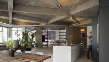 Mieszkanie w industrialnym stylu w Londynie