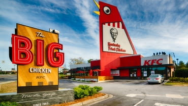 Restauracja Big Chicken z 1963 roku, Marietta USA Restauracja Big Chicken z 1963 roku, Marietta USA