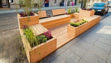 Parklet w Łodzi Parklet w Łodzi