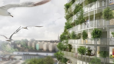 Zielona Wieża Nantes, projekt Edouard François, źródło: Maison Edouard François Zielona Wieża Nantes, projekt Edouard François, źródło: Maison Edouard François