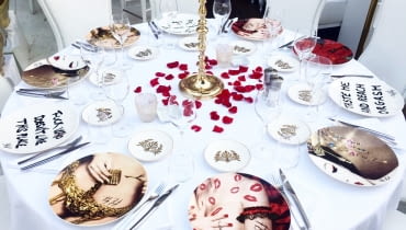 Talerze z serii "No Prostitution here" Talerze z serii "No Prostitution here"