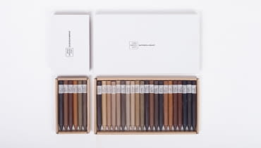 Benno Brucksch - Ziemia Wosk Ołówek // Kredki z gleby (Erde Wachs Stift // Crayons out of Soil), Niemcy  finaliści konkursu make me!