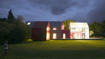 Sliding House, Suffolk, Anglia dom, dom jednorodzinny, sliding house, drmm