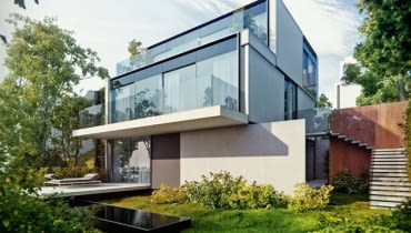 Elewacja ogrodowa Elewacja ogrodowa