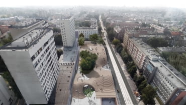 Koncepcja przebudowy Rynku Krowoderskiego w Krakowie; proj. Bartosz Dendura Pracownia Architektoniczna Koncepcja przebudowy Rynku Krowoderskiego w Krakowie; proj. Bartosz Dendura Pracownia Architektoniczna