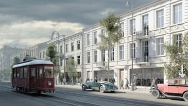 Kadr z filmu "Warszawa 1935"