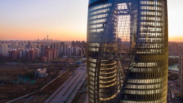 Wieżowiec Leeza Soho w Pekinie. Proj. Zaha Hadid Architects Wieżowiec Leeza Soho w Pekinie. Proj. Zaha Hadid Architects