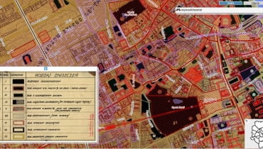 "Plan inwentaryzacji zniszczeń Warszawy BOS z lat 1945-1946" jest dostępny online