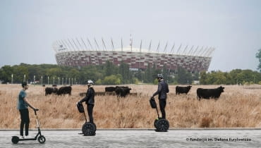 "Wieśland, czyli miejska fantazja kryta strzechą”. Proj. Jan Szeliga i Krzysztof Janas.