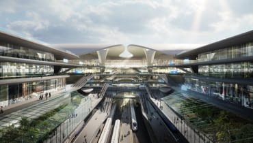 Centralny Port Komunikacyjny. Proj. Zaha Hadid Architects Centralny Port Komunikacyjny - projekt