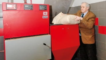 kotłownia, pelety, kocioł na pelety