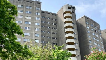 Gropiusstadt w Berlinie. Gropiushaus. Gropiusstadt w Berlinie. Gropiushaus.