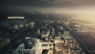 Koncepcja urbanistyczna dla kwartału miejskiego na warszawskim Kamionku. Masterplan dla Soho Factory Koncepcja urbanistyczna dla kwartału miejskiego na warszawskim Kamionku. Masterplan dla Soho Factory