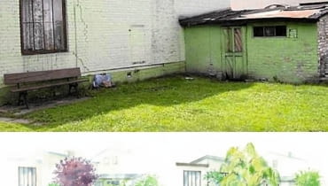 Metamorfoza ogrodu. Narożnik przy dwóch ścianach Metamorfoza ogrodu. Narożnik przy dwóch ścianach