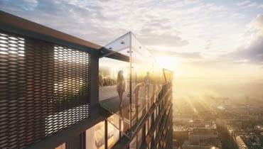 Sky Walk w O27 Apartamenty Opolska w Katowicach Sky Walk w O27 Apartamenty Opolska w Katowicach