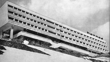 Dom Wypoczynkowy Harnaś, Bukowina Tatrzańska, proj. Leszek Filar, Przemysław Gawor, Jerzy Pilitowski, 1966-69 Dom Wypoczynkowy Harnaś, Bukowina Tatrzańska, proj. Leszek Filar, Przemysław Gawor, Jerzy Pilitowski, 1966-69