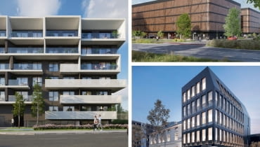 Z lewej: LaVie House; Z prawej - na górze: Błonia Residence; Z prawej na dole: Schindler Office. Proj. STANDart ARCHITEKCI. Z lewej: LaVie House; Z prawej - na górze: Błonia Residence; Z prawej na dole: Schindler Office. Proj. STANDart ARCHITEKCI.