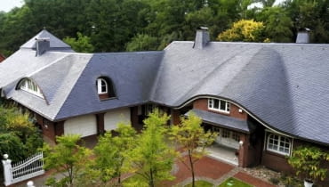Dach kryty łupkiem Dach kryty łupkiem