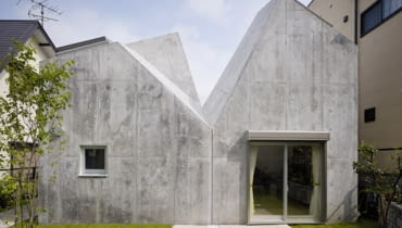 Dom w Yokohamie autorstwa Torafu Torafu, Japonia, beton, dom jednorodzinny