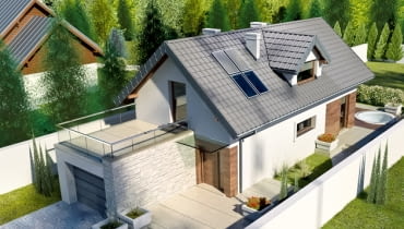 dom jednorodzinny, projekt domu, projekty domów