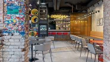 POP IN w Gdyni. Proj. Sikora Wnętrza