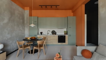 Kolorowe małe mieszkanie