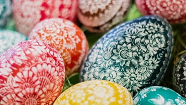 Pisanki opolskie, Wielkanoc