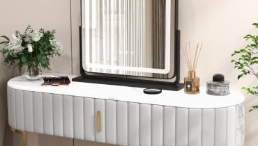 Obracane lustro toaletowe