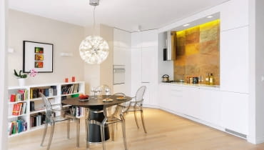 jadalnia, stół, wystrój wnętrz