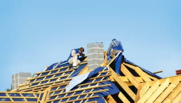 Wstępne krycie dachu wstępne krycie dachu, membrana dachowa, budowa domu