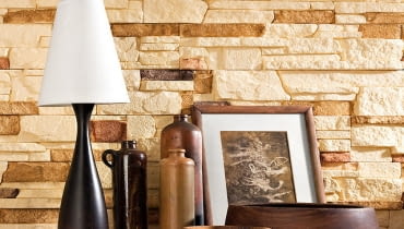 Kamienna okładzina ścian, stegu