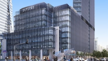 SKYSAWA - kompleks biurowy w Warszawie. Proj. Projekt Polsko-Belgijska Pracownia Architektury SKYSAWA - kompleks biurowy w Warszawie. Proj. Projekt Polsko-Belgijska Pracownia Architektury