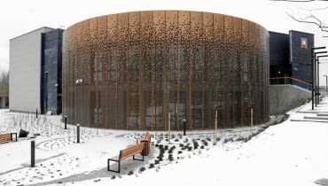 22.02.2018 Bialystok . Nowy budynek Archiwum Panstwowe na Dojliidach . Fot. Agnieszka Sadowska/ Agencja Gazeta.