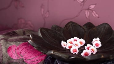 WNETRZA DEKORACJE MOTYWY ROSLINNE DREWNIANA MISA