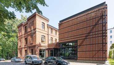 Hospicjum w Olsztynie - Fasada Roku 2022 w kategorii „Budynek zabytkowy po renowacji” Hospicjum w Olsztynie - Fasada Roku 2022 w kategorii „Budynek zabytkowy po renowacji”