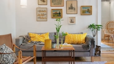 Mieszkanie w starej kamienicy w Sztokholmie - 47 m kw. mieszkanie w kamienicy, jasne mieszkanie, przytulne mieszkanie