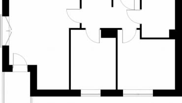 Dwupokojowe, 51,4 m kw., dla 3 osób Dwupokojowe, 51,4 m kw., dla 3 osób