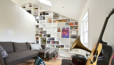 Mieszkanie na strychu w Londynie - 56 m kw. Proj. Craft Design mieszkanie na strychu, wygodne mieszkanie na strychu, jak urządzić mieszkanie na strychu, jasne mieszkanie na strychu