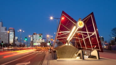 II linia metra - stacja Rondo Daszyńskiego Piotr Krajewski - Fotografia Architektury / Architectural Photography