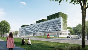 Koncepcja przebudowy Hotelu Cracovia, projekt: Alicja Nowak Koncepcja przebudowy Hotelu Cracovia na Muzeum Architektury i Designu, projekt: Alicja Nowak