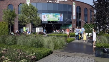 Ogród Pokazowy przygotowany przez pracownię Palmett