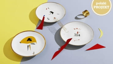 Talerze Look At Me; proj. Magda Pilaczyńska polski projekt, polski design, ceramika, talerz, Look At Me, Magda Pilaczyńska