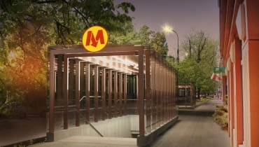 Metro Warszawa. Tak ma wyglądać wejście do stacji Płocka od ul. Wolskiej ZDJĘCIE DO WKŁADKI: DLOWA Strony Lokalne Warszawa
